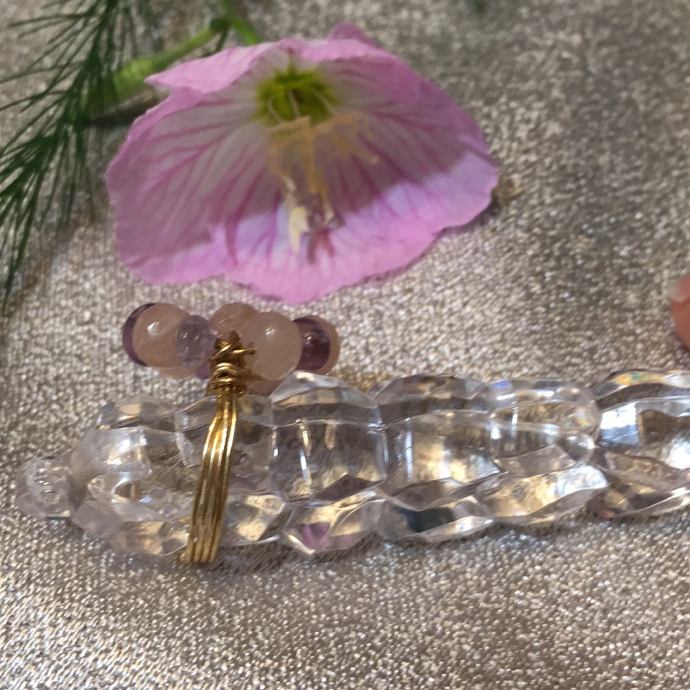 Wire Wrapped Ring Amethyst Ring.. - image 3